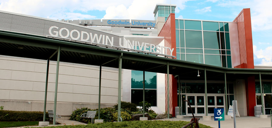 Image of Goodwin University main building